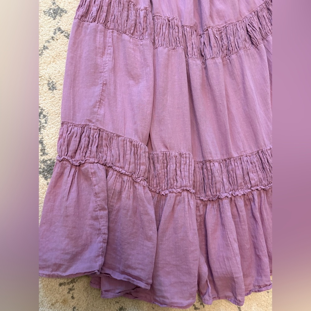 Free People Taking Sides Maxi Dress Lilac - Picture 6 of 10